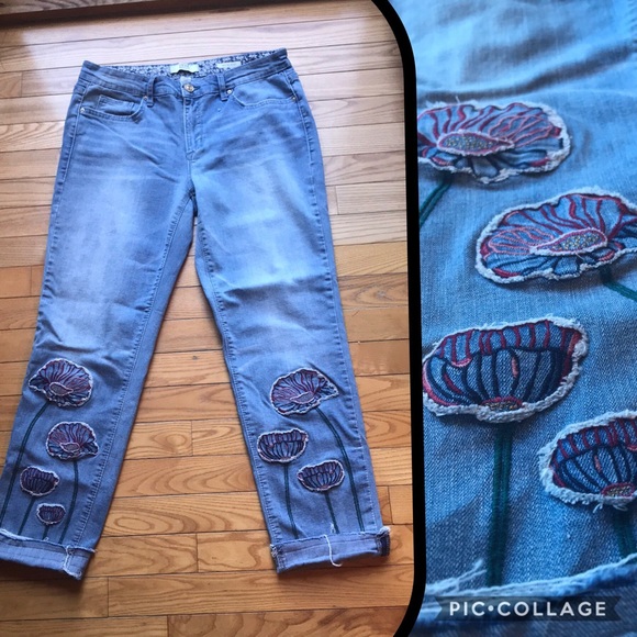 Vintage America Denim - Vintage America (size 6) Bestie Jean Embroidered